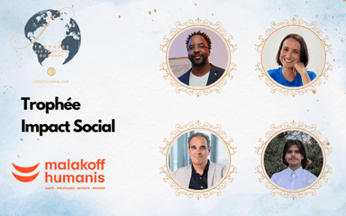 les 4 finalistes du Trophée Impact Social 2026