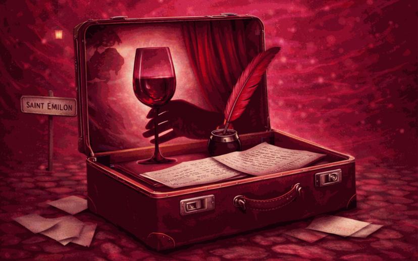 In vino veritas affiche