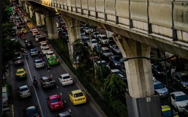 Circulation dense Bangkok