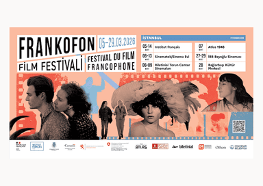 Affiche du Festival du Film Francophone 2026 à Istanbul, du 5 au 29 mars