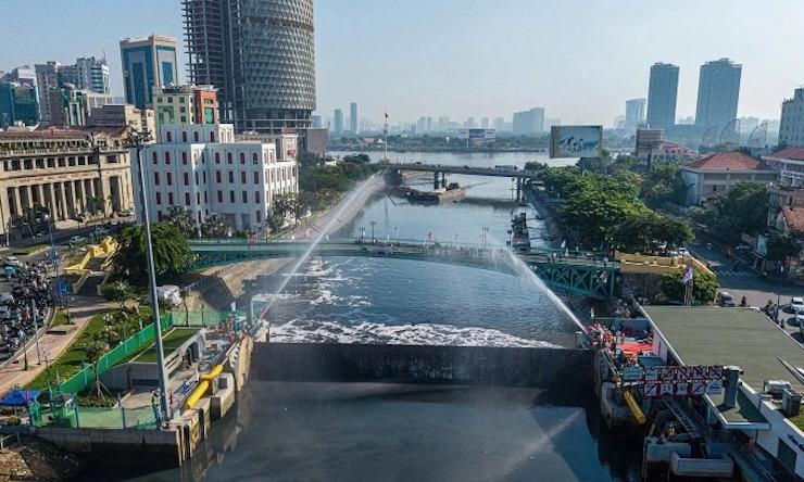 Ho Chi Minh-Ville relance son gigantesque bouclier anti-inondations