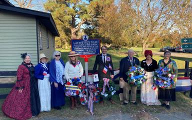 Une cérémonie à Wilmington en présence de Julien Icher.