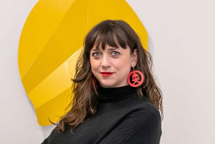 Luisa Catucci dans sa galerie à Berlin.