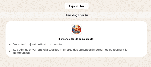 Capture d’écran groupe entraides