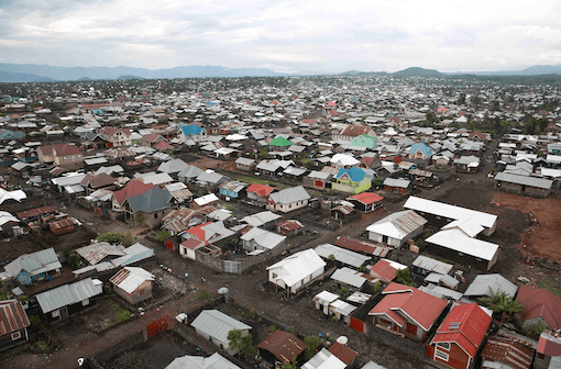 Goma, ville en République démocratique du congo