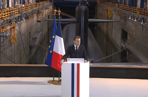 Emmanuel Macron, lors de son discours le 2 mars 2026 - Capture d'écran Élysée