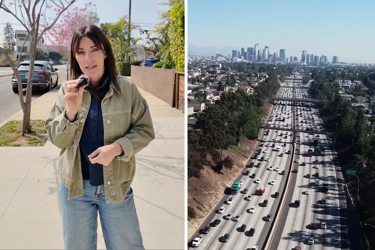 Déborah marcher à LA