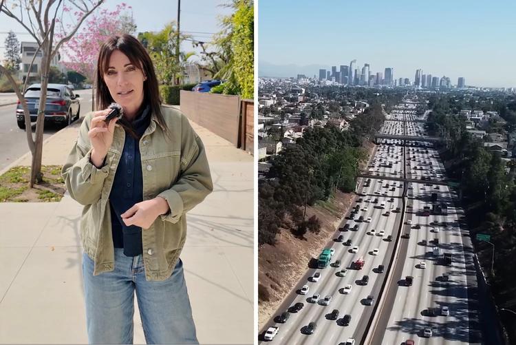 Déborah marcher à LA