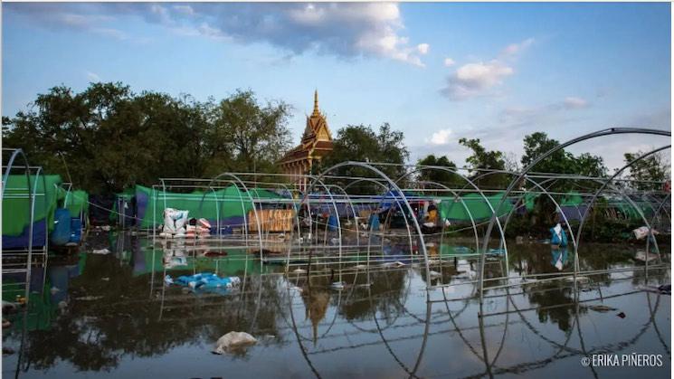 Des camps de déplacés inondés à Banteay Meanchey - Cambodge 2