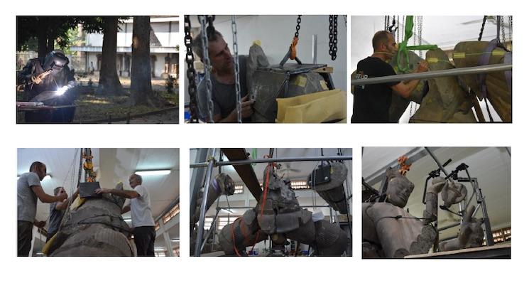 Le Shiva de Koh Ker restauré, un défi scientifique porté par l'EFEO