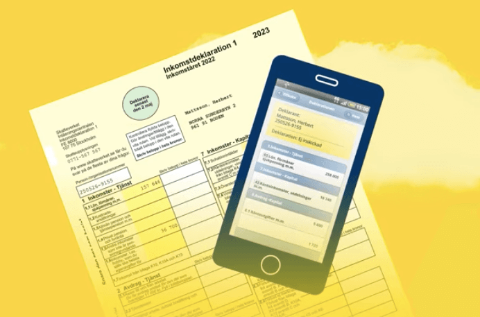 déclaration revenu Suède