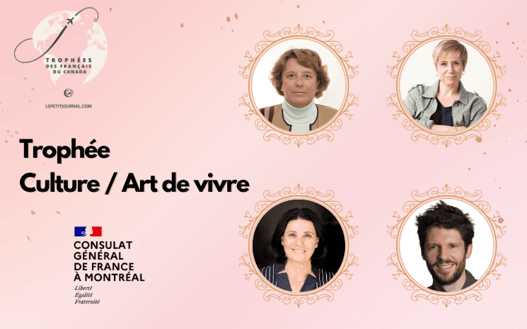 les 4 finalistes du Trophée Culture/Art de vivre 2026