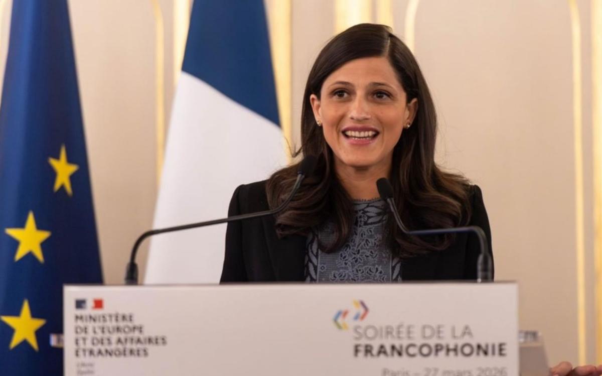 Éléonore Caroit à la soirée de la Francophonie à Paris