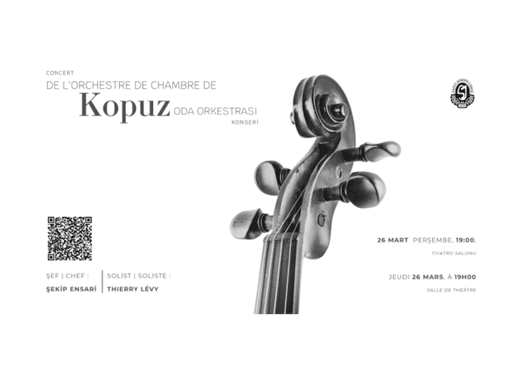 Concert de l’orchestre de chambre Kopuz au lycée français Saint-Joseph d’Istanbul – musique classique