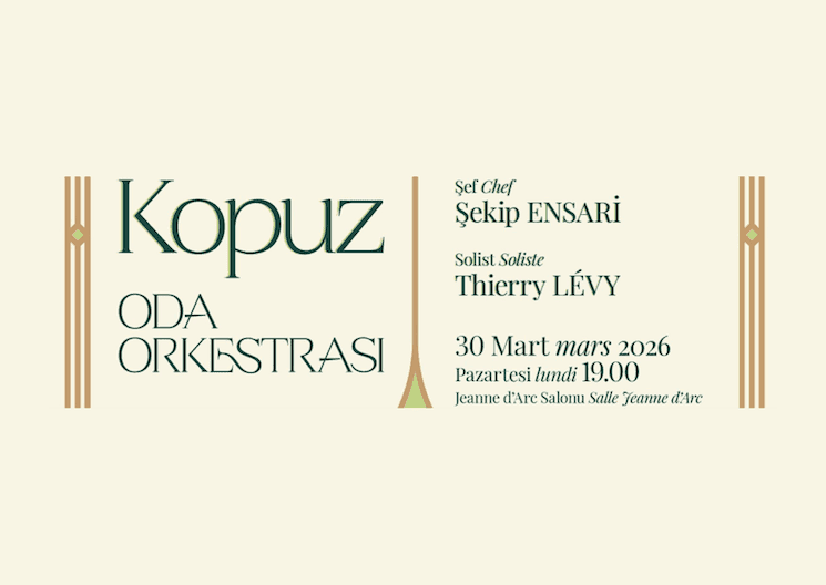 Concert de l’orchestre de chambre Kopuz au lycée Saint-Michel d’Istanbul avec le violoniste Thierry Lévy