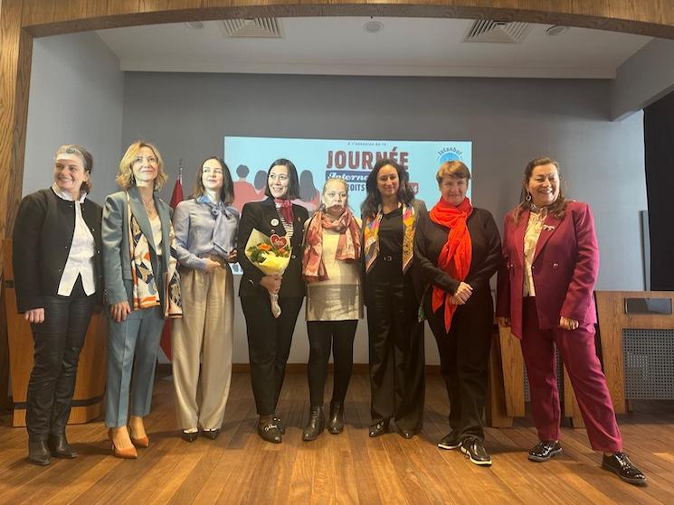 Intervenantes de la conférence Istanbul Accueil pour la Journée internationale des droits des femmes à Istanbul