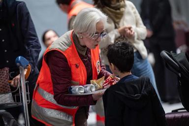 Des Français rappatriés en France en provenance du Moyen-Orient par le ministère des affaires étrangères