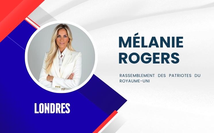 Mélanie Rogers conduit la liste Rassemblement des patriotes du Royaume-Uni.