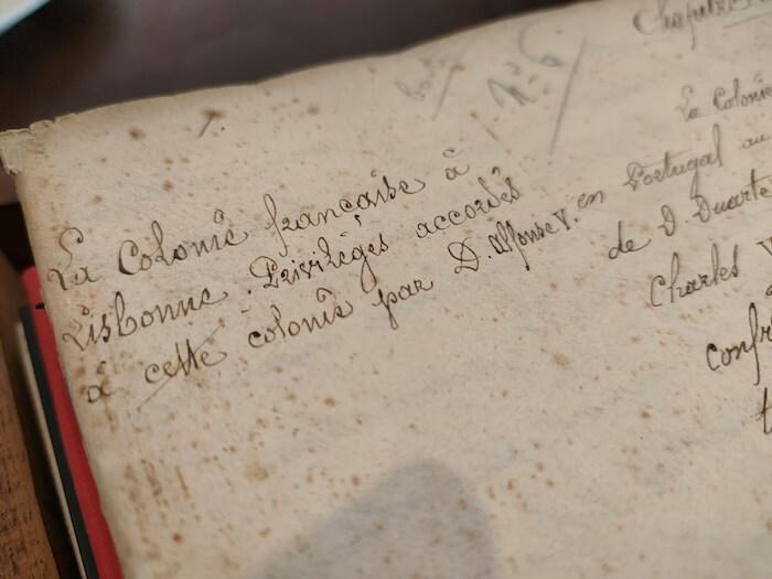 archive de la colonie française de Lisbonne