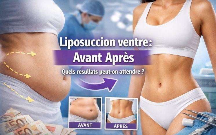 liposuccion ventre avant apres