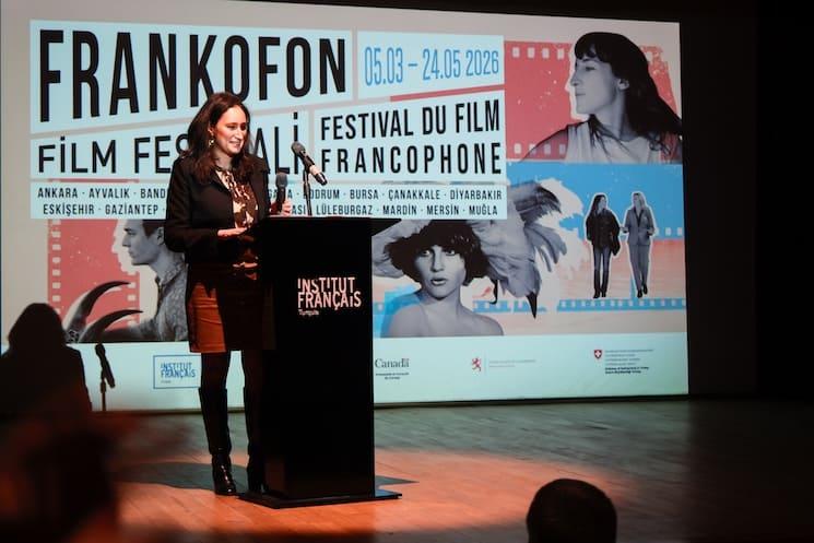 Nadia Fanton, Consule générale de France à Istanbul, lors du Festival du film francophone organisé par l’Institut français en Turquie.