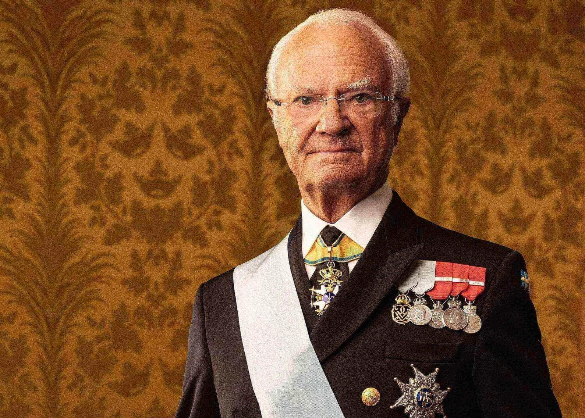 Portrait officiel du roi Carl XVI Gustaf