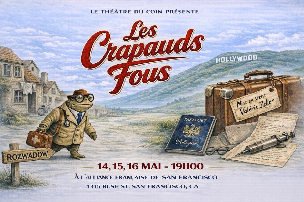 Affiche de la pièce de théatre - Les crapauds fous