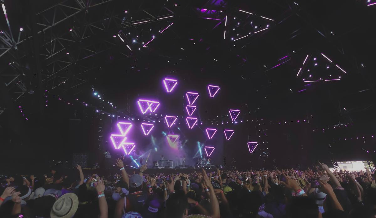 Un concert à Coachella