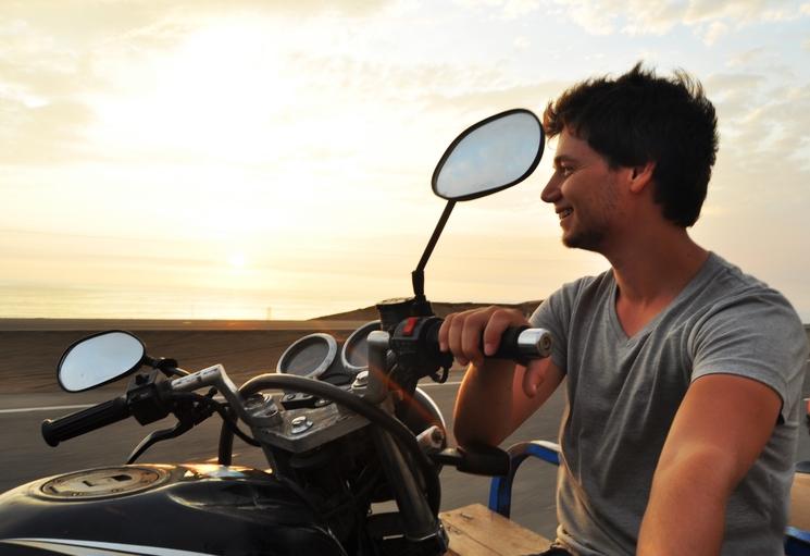 Jonathan Salamon lors de son voyage en Amérique du Sud