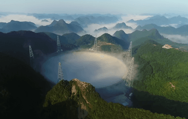 Plus grand téléscope du monde en Chine