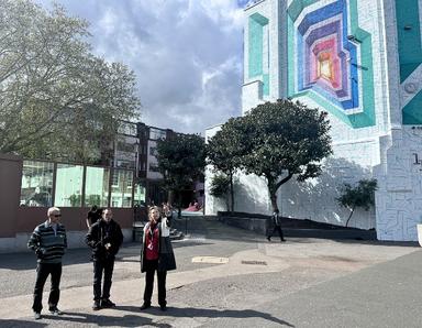 fresque lycée français charles de gaulle