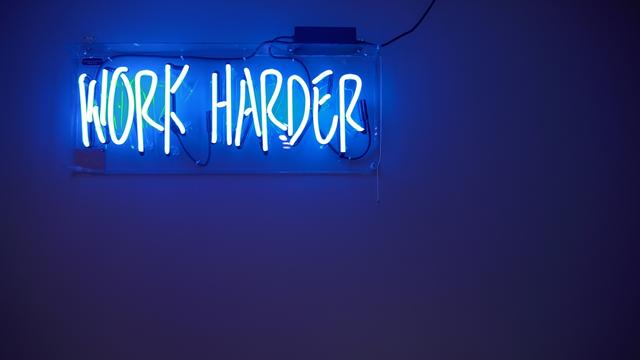 travailler dur pour des opportunité de carrière