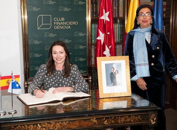 nomination en tant que membres d’honneur du Club Financiero Génova à Madrid