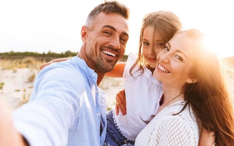 selfie en famille