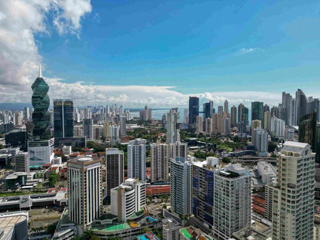 Vue sur Panama City, Panama.