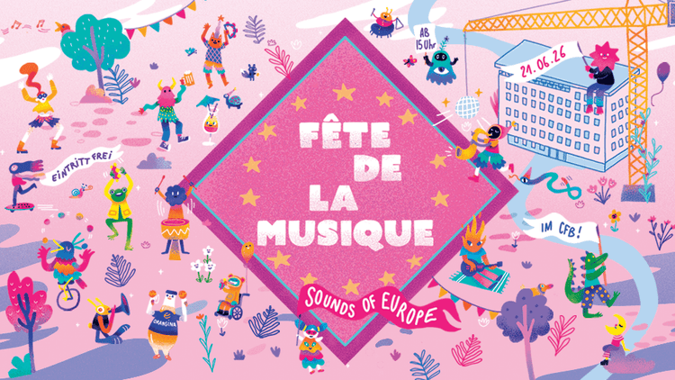 Poster informatif de la fête de la musique au CFB