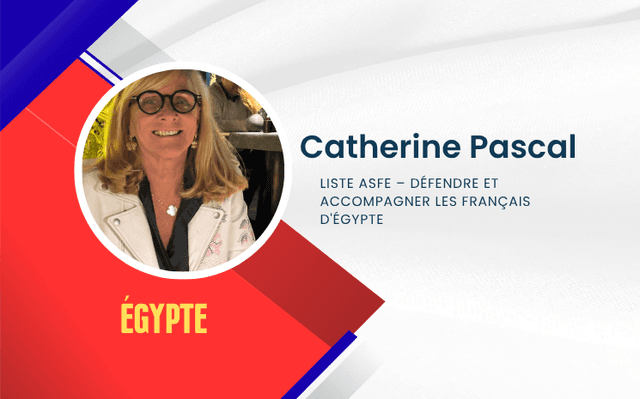 Catherine Pascal, Liste ASFE – Défendre et accompagner les Français d'Égypte