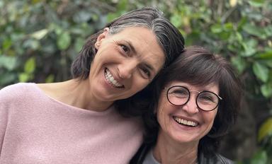 Cathy et Céline de la chorale Drôle de Choeur