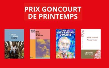 Gagnants des Goncourt de printemps 2026