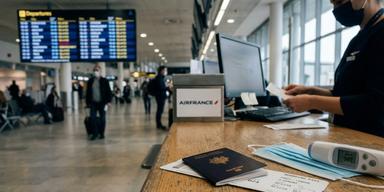 Un comptoir d'aéroport1