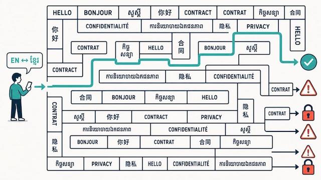 La traduction par l’IA - un réflexe risqué pour les francophones au Cambodge