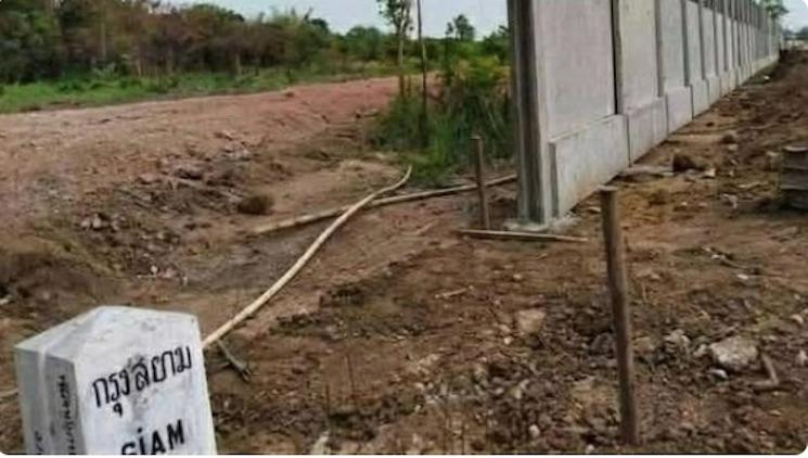 Le cambodge surveille de près la construction d'une Clôture à la frontière