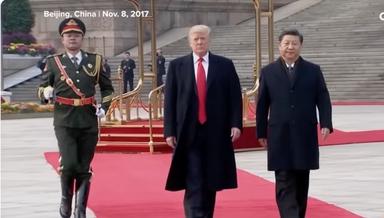 Trump and Xi in Beijing, 2017