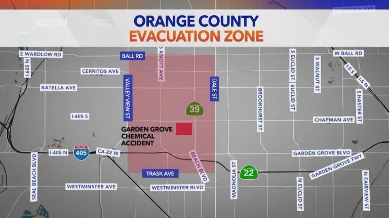 Environ 40.000 personnes toujours évacuées ce samedi 23 mai au matin après les risques sanitaires dus a cette fuite dans une usine GKN Aerospace