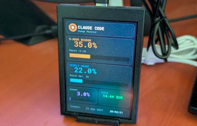 Comment cet ingénieur track sa consommation IA avec un mini écran