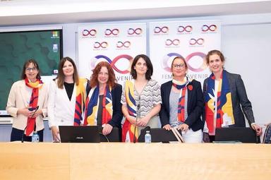 les intervenantes de la conférence de mujeres-avenir à madrid