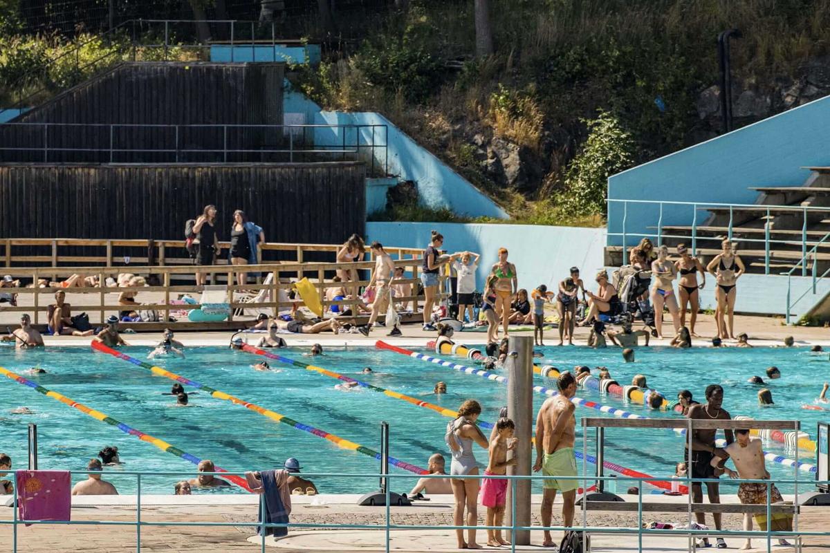 Piscine d'Eriksdalsbadet, Stockholm