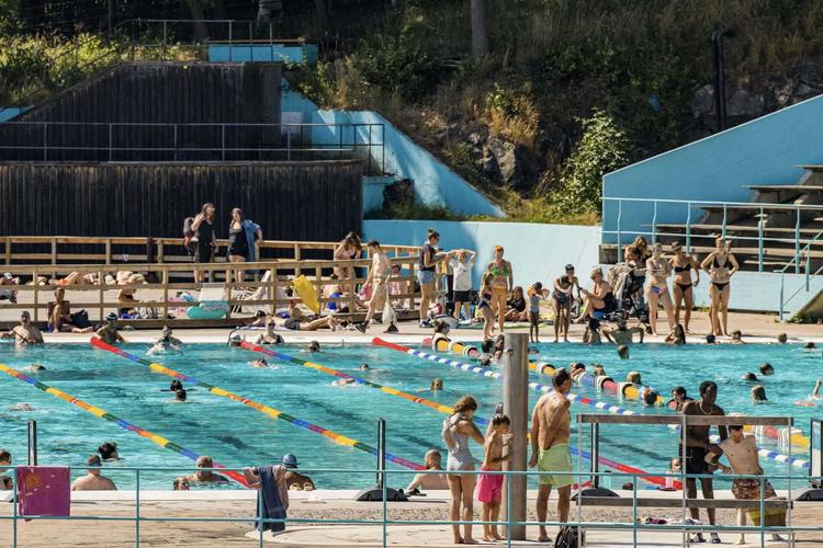 Piscine d'Eriksdalsbadet, Stockholm