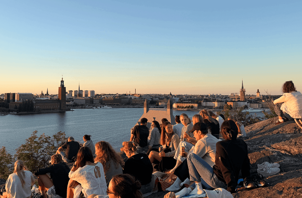 Vue panoramique sur Stockholm