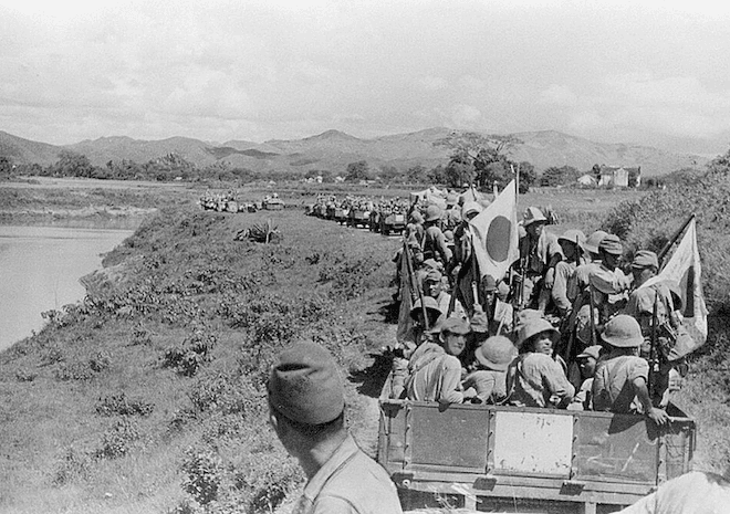 Avance de l’armée impériale japonaise en Indochine (Domaine public)